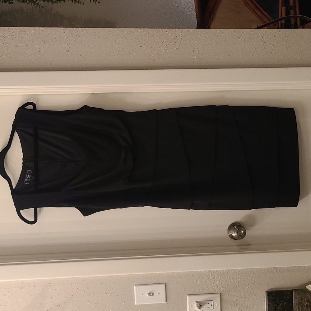 Black layered dress